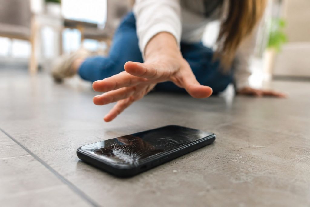 Telefoon gevallen