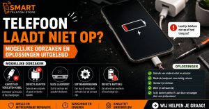 Telefoon laadt niet op met lege batterij en oplossingen