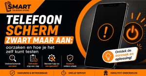 Telefoon scherm zwart maar aan: ontdek de meest voorkomende oorzaken en hoe je het probleem zelf kunt testen voordat je een smartphone reparatie laat uitvoeren.