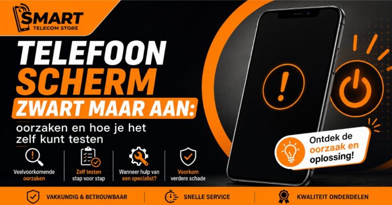 Telefoon scherm zwart maar aan: oorzaken en hoe je het zelf kunt testen